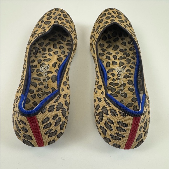 Rothy’s “The Flat” Rounded Toe in Cheetah - Picture 3 of 5